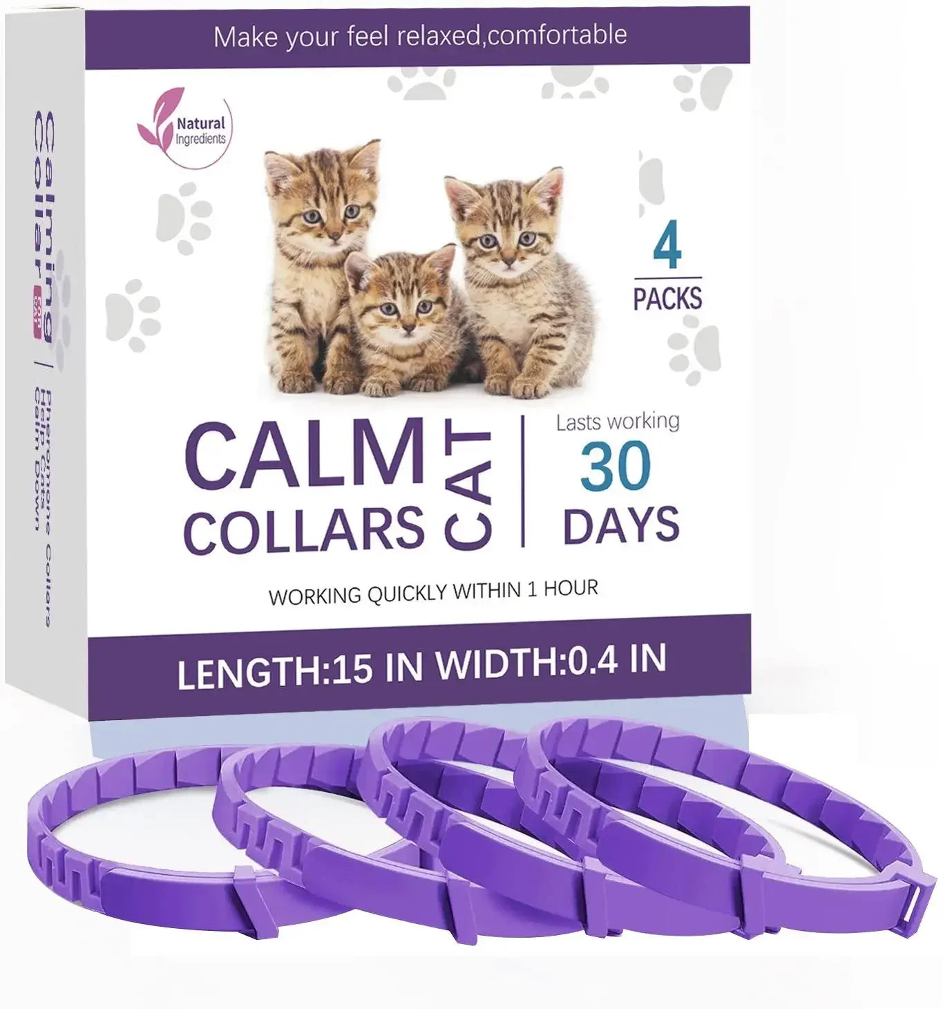 PawCalm™ — Collar Calmante de Feromonas para Perros y Gatos