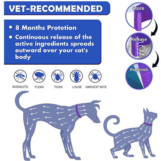PawCalm™ — Collar Calmante de Feromonas para Perros y Gatos