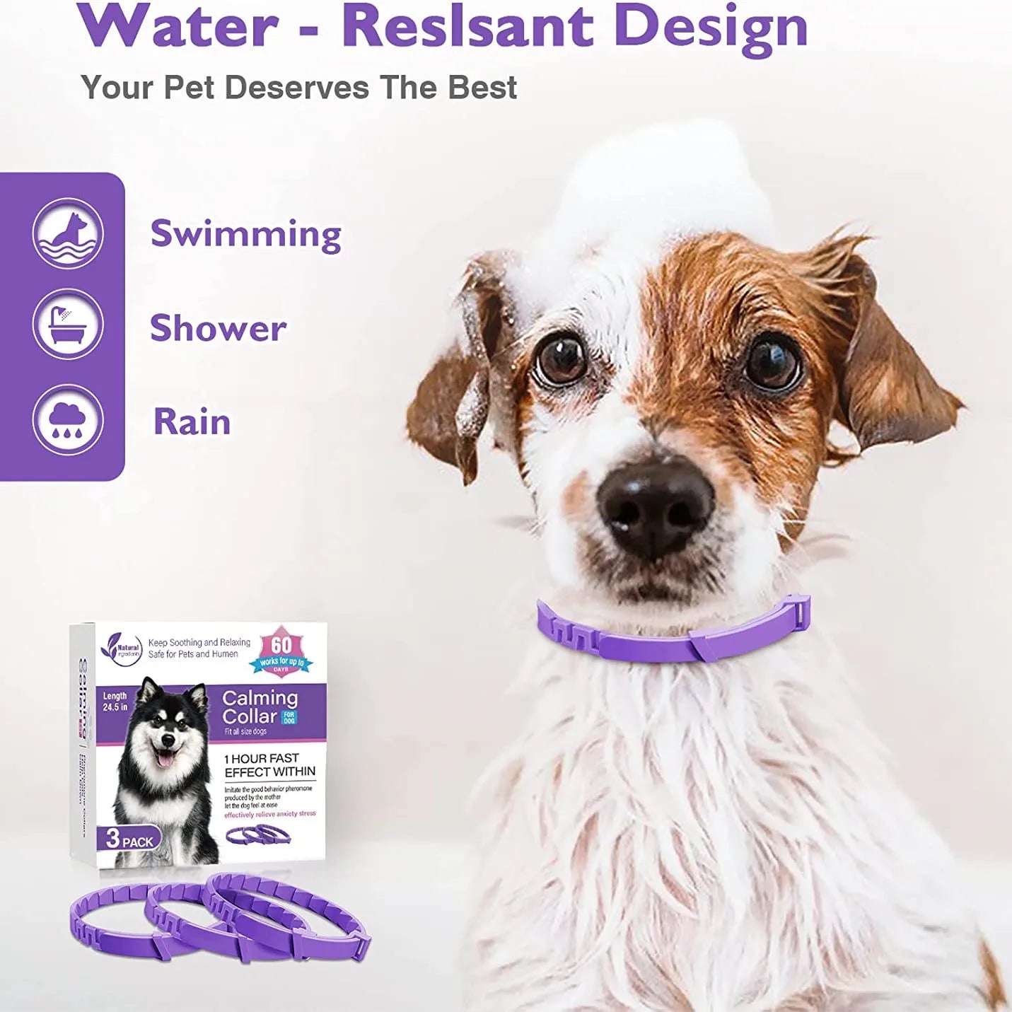 PawCalm™ — Collar Calmante de Feromonas para Perros y Gatos